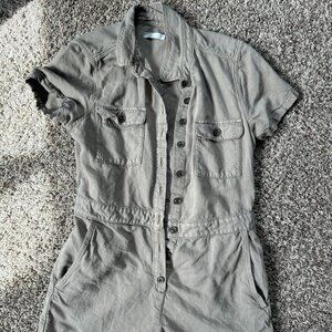 Outerknown S.E.A. Suit Shortall Green Size Small Romper